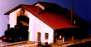 MINITALIA MODELTRENO DEPOSITO FS CON OFFICINA art. MI 115K  in kit - Picture 1 of 1