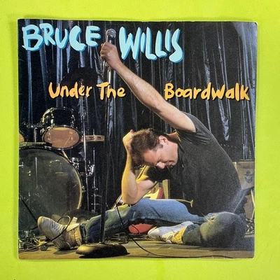 Bruce Willis Under the Boardwalk/Jackpot 7" Vinyl Single Motown Records 1987 - Image 1 of 4