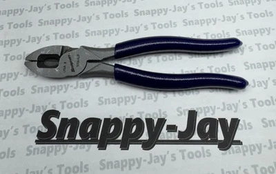 Snap-on Tools USA NEW 7" DARK PURPLE Lineman's Pliers 57AHLP - Image 1 of 4