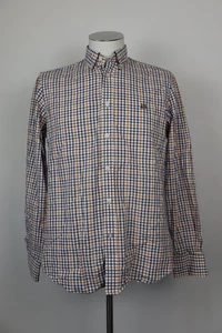 HARMONT & BLAINE CAMICIA UOMO TG. M MAN CASUAL VINTAGE SHIRT COTONE COTTON LOGO - Picture 1 of 10