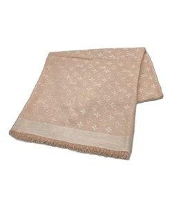 LOUIS VUITTON Wolle Seide Monogramm großes Tuch / Stola 401910 #180 - Bild 1 von 8