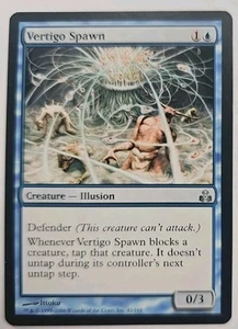 MTG Magic The Gathering Card Vertigo Spawn Creature Illusion Blue Guildpact - Picture 1 of 2