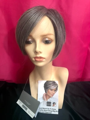 Peluca Raquel Welch "Go To Style" Azúcar y Carbón Foto 1 de 4