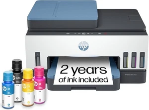 HP Smart Tank 7602 Wireless All-in-One Ink Tank Printer, Scanner, Copier with 2 - Picture 1 of 19