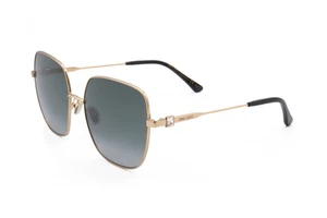 Jimmy Choo KORI/G/SK 0RHL GOLD BLACK 60/18/145 Women's Sunglasses - Picture 1 of 3