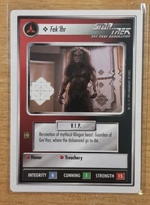 1994 STAR TREK THE NEXT GENERATION FEK'LHR - Picture 1 of 2