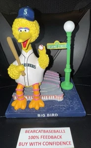 (Box NOT Perfect) SEATTLE MARINERS BIG BIRD SESAME STREET BOBBLEHEAD 7-21-25 NIB - Picture 1 of 17