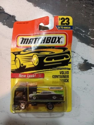  1996 Matchbox  Volvo Container Truck 23/75 Free Shipping! T1045 - Image 1 of 4