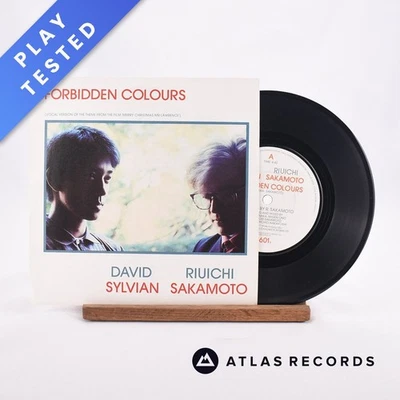 Ryuichi Sakamoto & David Sylvian - Forbidden Colours - 7" Vinyl Record - VG+/EX - Image 1 of 4