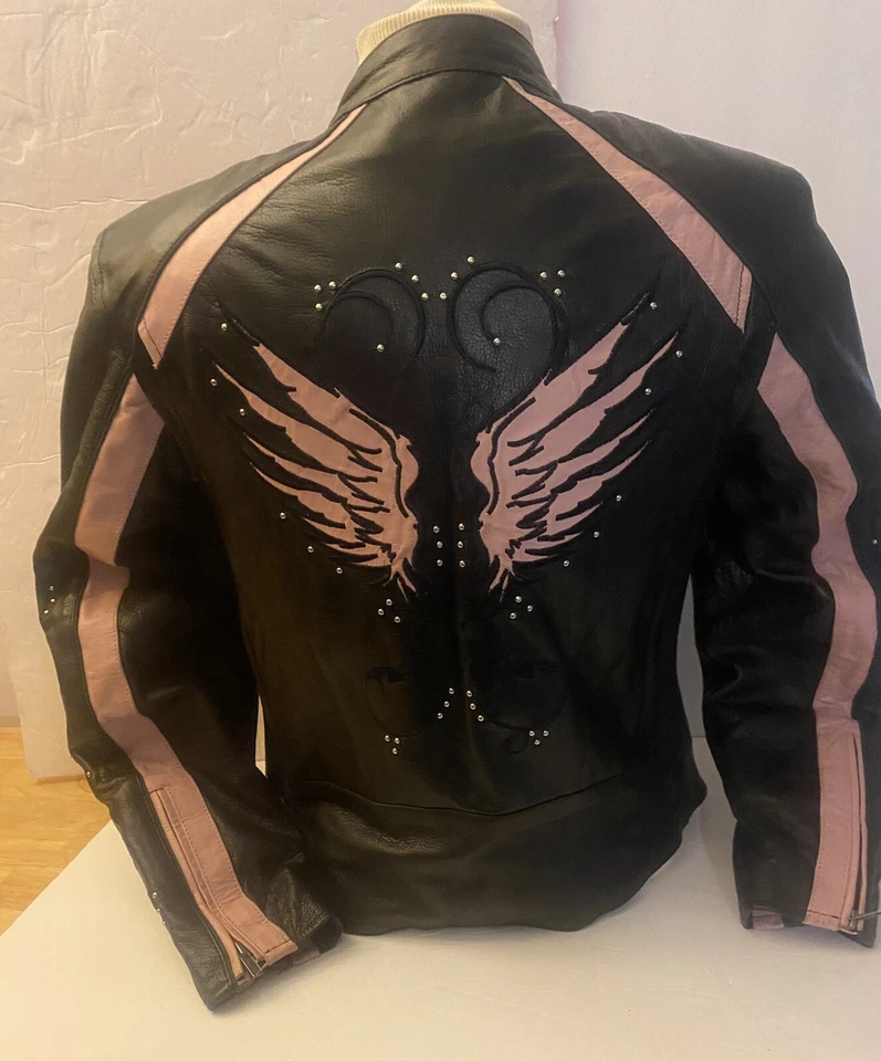 asas rosa femininas de couro Milwaukee - Imagem 1 de 4