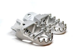 PEDANE REGOLABILI EVO3 KTM xc-w exc exc-f sx sx-f 2023-2024 silver | SEPTAR - Picture 1 of 6