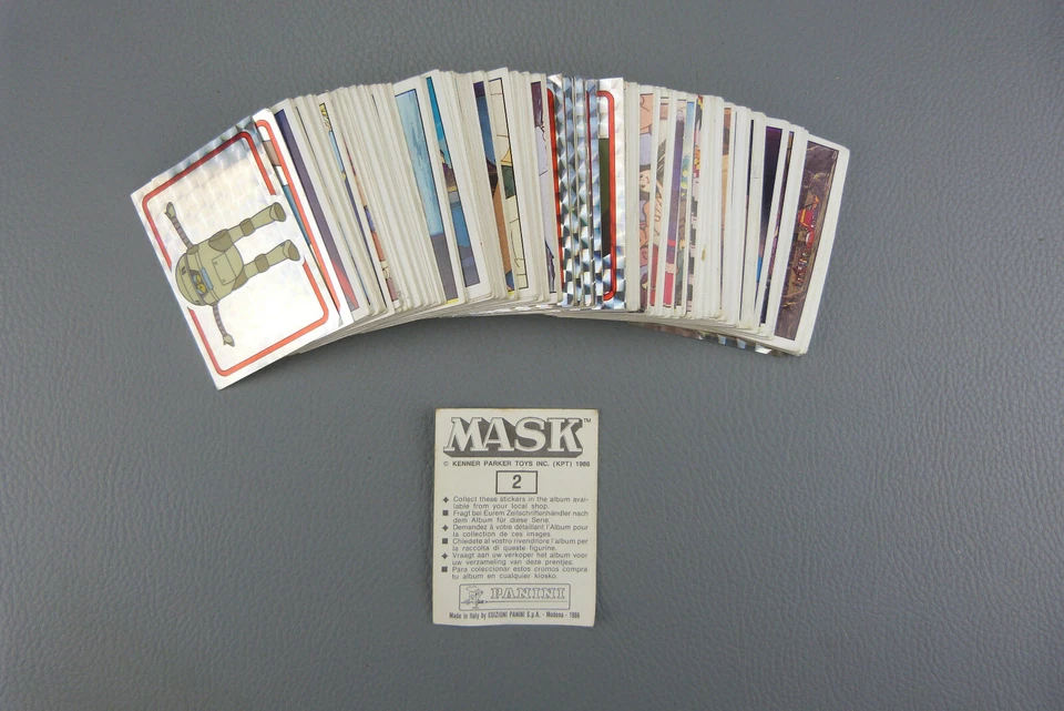 Images PANINI, MASK, KENNER PARKER TOUS 1986, au détail. - Photo 1/1