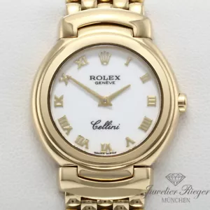 Rolex Lady Cellini 6621 Gelbgold 750 2001 Gold Damen Damenuhr - Bild 1 von 2