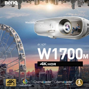 BENQ W1700M 4K Home Cinema Projector HDR Ture Colors ,OSD 28 Languages Support - Picture 1 of 1