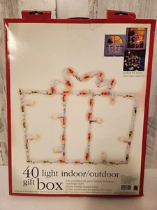 Vintage 1999 Seasonal Specialties Gift Box 40 Light Indoor/Outdoor - Picture 1 of 4