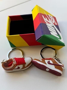 Key Chain Shoe Set With Box. Perfect Gift Present For Shoe Lovers & Sneaker Head - Picture 1 of 1