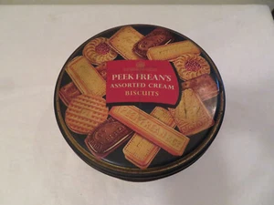 Vintage Peek Frean's Assorted Cream Biscuits Collectible Tin - Picture 1 of 10