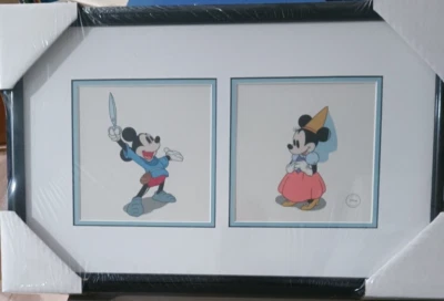 Mickey Mouse Brave Little Tailor Sericel "Storybook Sweethearts" 1996 - Image 1 of 4