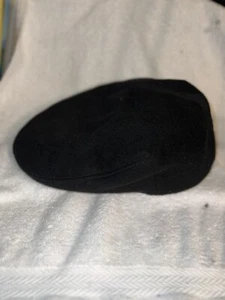 Bailey’s Premier Collection Wool Black Cap Hat Men's XL Made In Italy 203314 - Picture 1 of 7