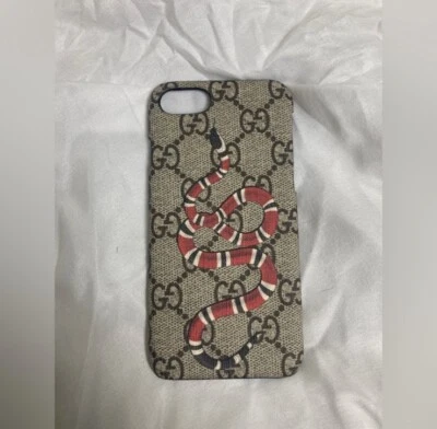 全新无标签 正品 古驰 Snake iPhone SE iPhone 7 iPhone 8 手机壳 — 第 1/2 张图片