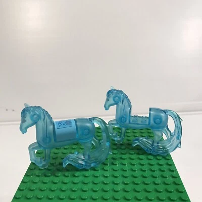 LEGO Disney Frozen Elsa Horse Minifigure Horse Translucent Light Blue Pony 330B9 - Image 1 of 3