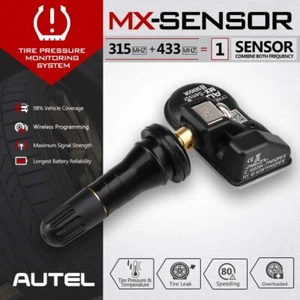50 PC'S Autel TPMS Programmable Tire Sensor 2 In 1 315+433MHz - Rubber Stem - Picture 1 of 7