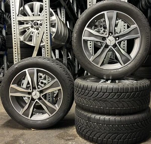 4 Orig Mercedes-Benz Winterräder 225/50 R17 94H C-Klasse W205 S205 A2054010800 1 - Bild 1 von 3