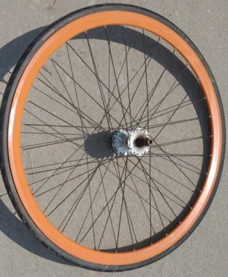 Llanta de bicicleta de carretera Miche Pistard de 25" rueda trasera neumático continental Foto 1 de 3