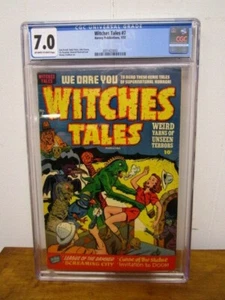 Golden Age WITCHES TALES #7 CGC 7.0 ~ Harvey Publications 1952 - Picture 1 of 4