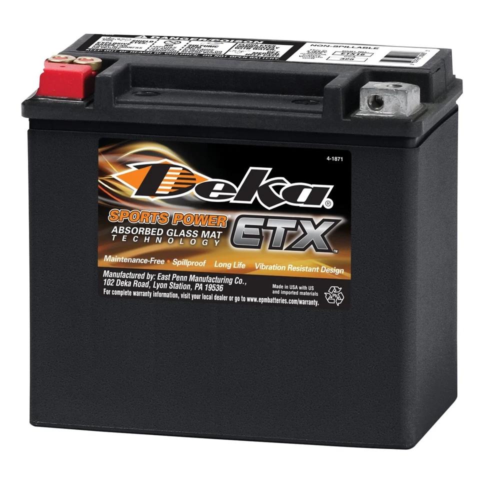 East Penn / Deka ETX16 AGM battery - Image 1 of 1
