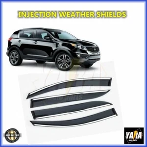 Injection Weather Shields Weathershields Visors for KIA SPORTAGE 2010-2015 - Picture 1 of 12