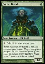 1x BOREAL DRUID - Elf - Coldsnap - MTG - NM - Magic The Gathering