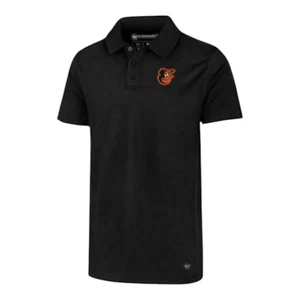 Baltimore Orioles MLB '47 Brand Herren FWD Ace Poloshirt Jet Black Größe M - Bild 1 von 3