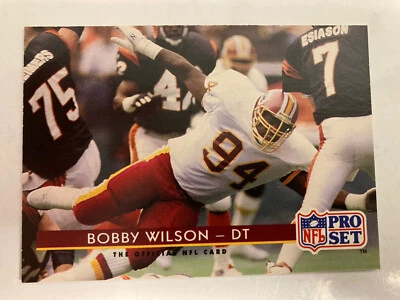 1992 Pro Set Football Card #89 Bobby Wilson - Image 1 of 2