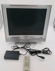 Panasonic Flat Screen 17” LCD TV, 2004 Model No. TC-17LA1 W/Remote Tested Works - Picture 1 of 9