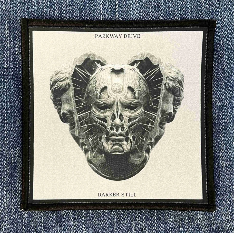 Parkway Drive Darker Still Sublimated Printed Sew-on Patch | Metalcore Band Logo - Image 1 of 1