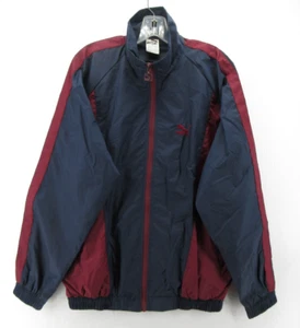 VINTAGE Puma Jacket Men Large Blue Track Coat Colorblock Full Zip Retro 90s - Picture 1 of 11