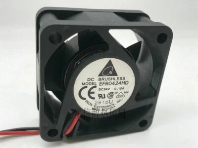 Delta EFB0424HD DC24V 0.10A 4CM 4020 inverter cooling fan - Image 1 of 3