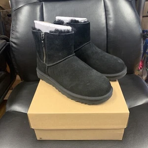 Stivali UGG donna classici mini doppia zip neri taglia 9 - Foto 1 di 7