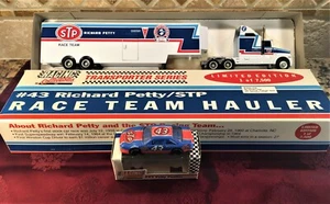 RICHARD PETTY #43 STP Racing Team 1992 RCCA 1/64 Transporter & 1/64 RCCA Car SET - Picture 1 of 24