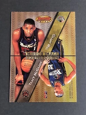 1997-98 Bowman's Best Mirror Image #MI5 McGrady Garnett Hill Abdur-Rahim - Image 1 of 2