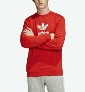 red adidas sweatshirt mens