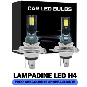 CSP Car Super Bright Led Bulb Kit H4, ICE WHITE LIGHT 6000K - Picture 1 of 10