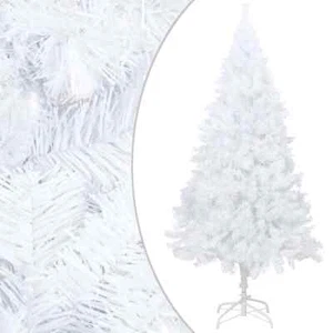 Artificial Christmas Tree with Thick Branches White 120 PVC G8I9 - Picture 1 of 6