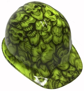 Hydro getauchte harte Mütze SL-Serie Hi-Vis grüne Wahnsinnsschädel - Bild 1 von 7