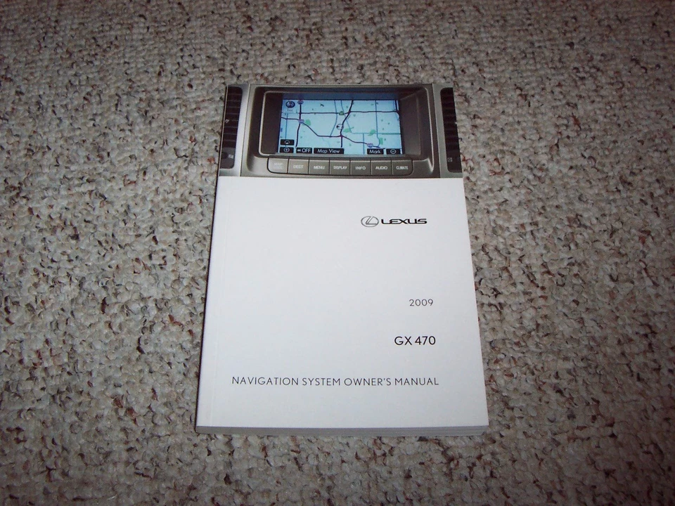 2009 Lexus GX470 GX 470 Navigation System Owner User Manual Guide Book xz - Image 1 of 1