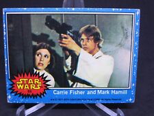 1977 TOPPS STAR WARS #65 Luke Skywalker Princess Leia Card LOW GRADE #4