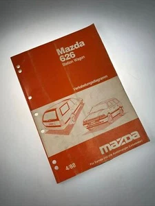 Workshop Manual Mazda 626 Wiring Diagram Station Wagon 4/88 Manual - Picture 1 of 4