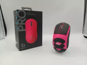 Logicool G PRO X Superlight 2 Wireless Gaming Mouse Pink Good Condition Used - Picture 1 of 8