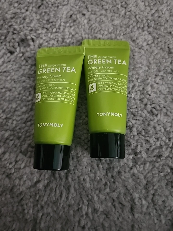Новый Tony Moly Tonymoly The Chok Chok зеленый чай водянистый крем путешествий 15 мл/0,5 унц x 2 - Изображение 1 из 1
